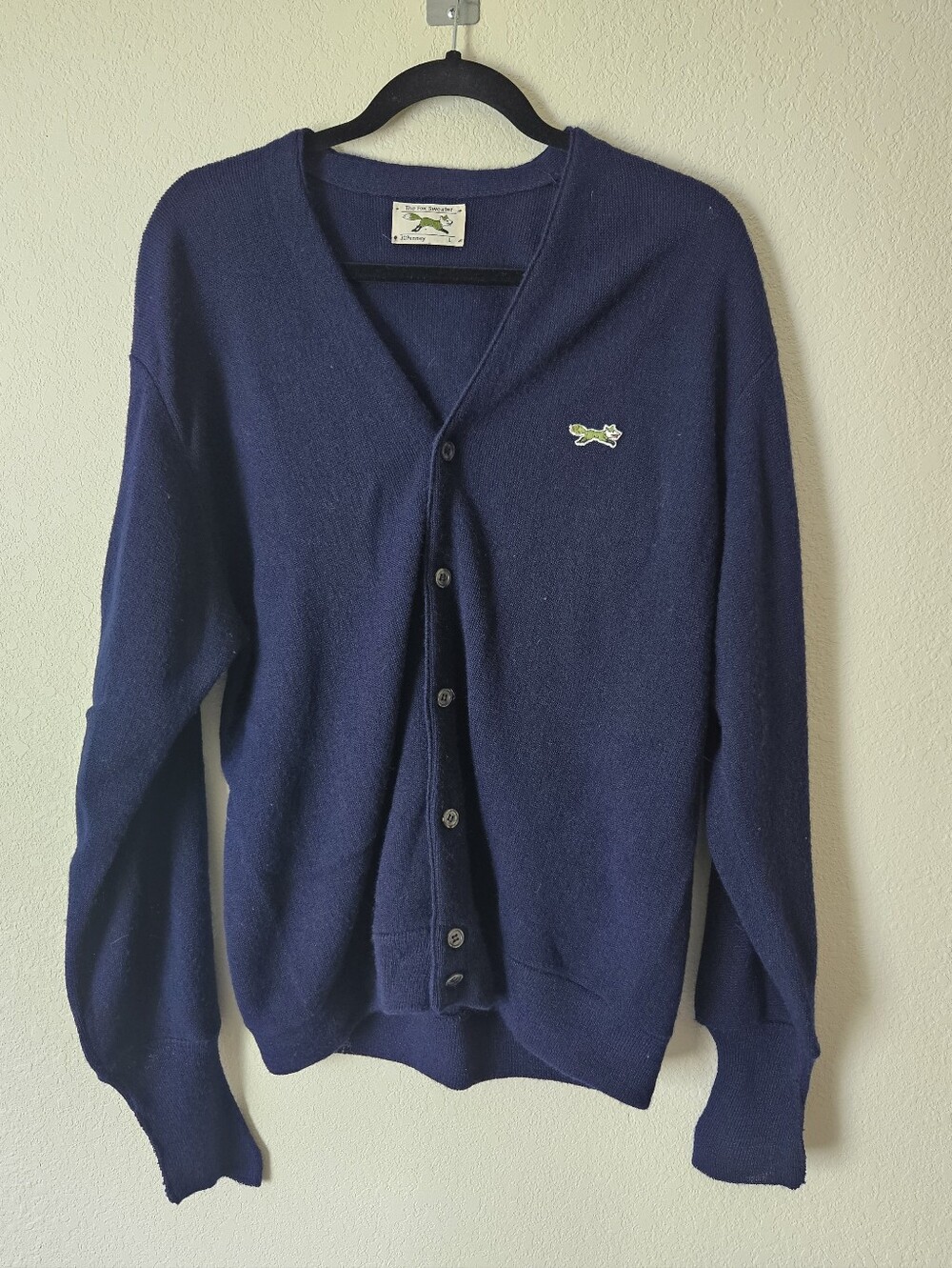 Jcpenney Vintage "The Fox Sweater" Size Large